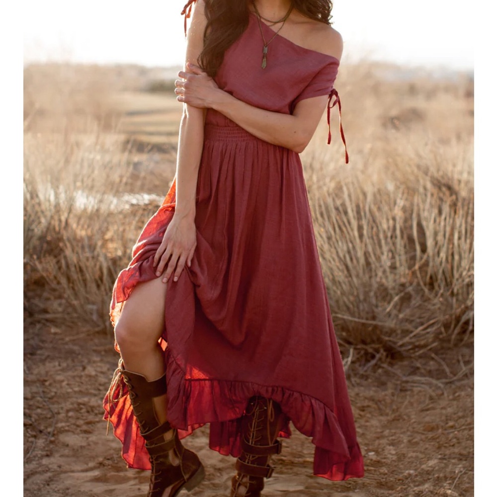 Gia dress in mesa rose from Joyfolie